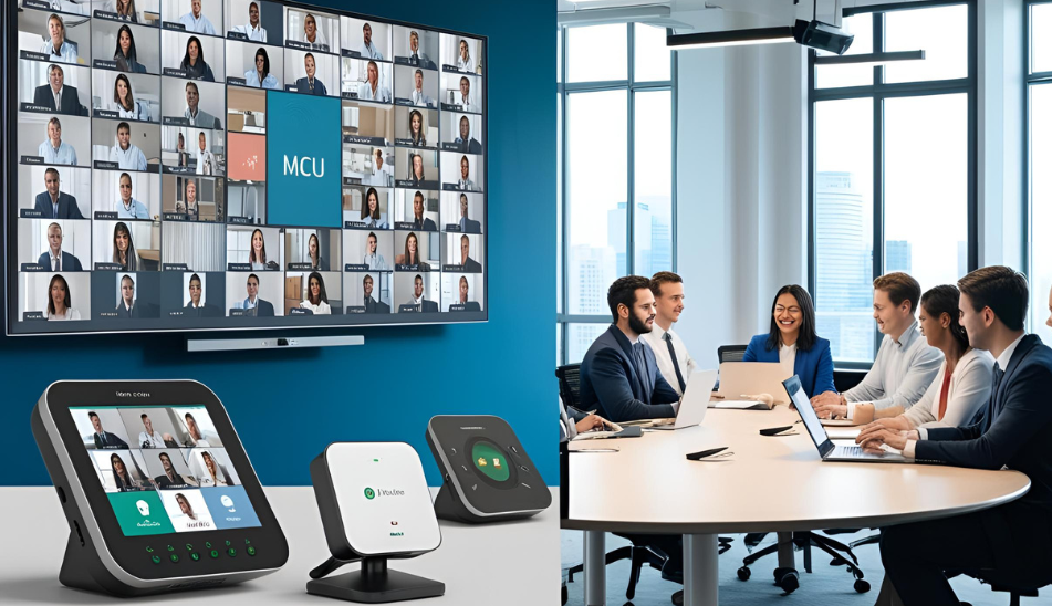 Thiết bị hội nghị truyền hình đa điểm MCU kết nối nhiều điểm cầu
