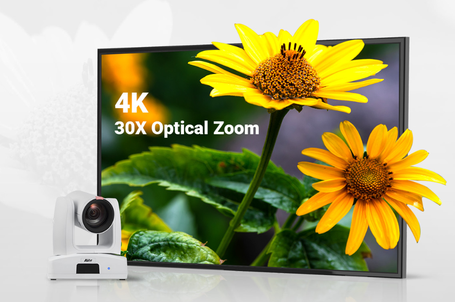 Độ phân giải 4K sắc nét và Zoom quang học lên đến 30X
